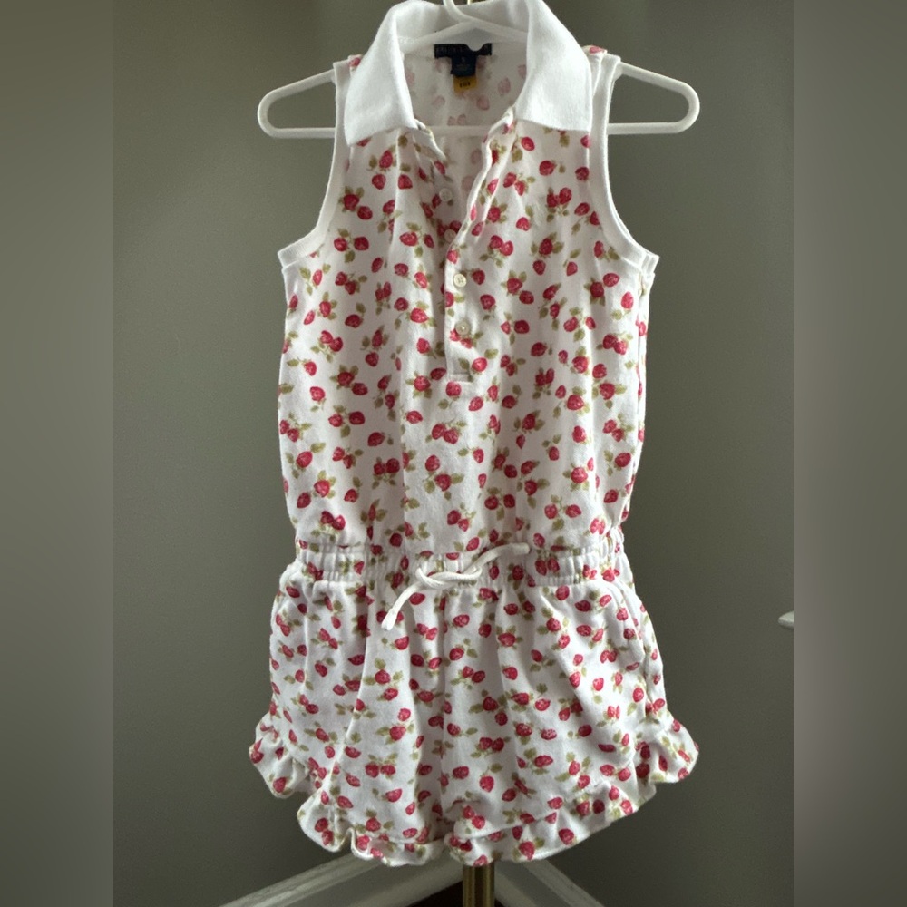 Ralph Lauren | Strawberry Print Romper